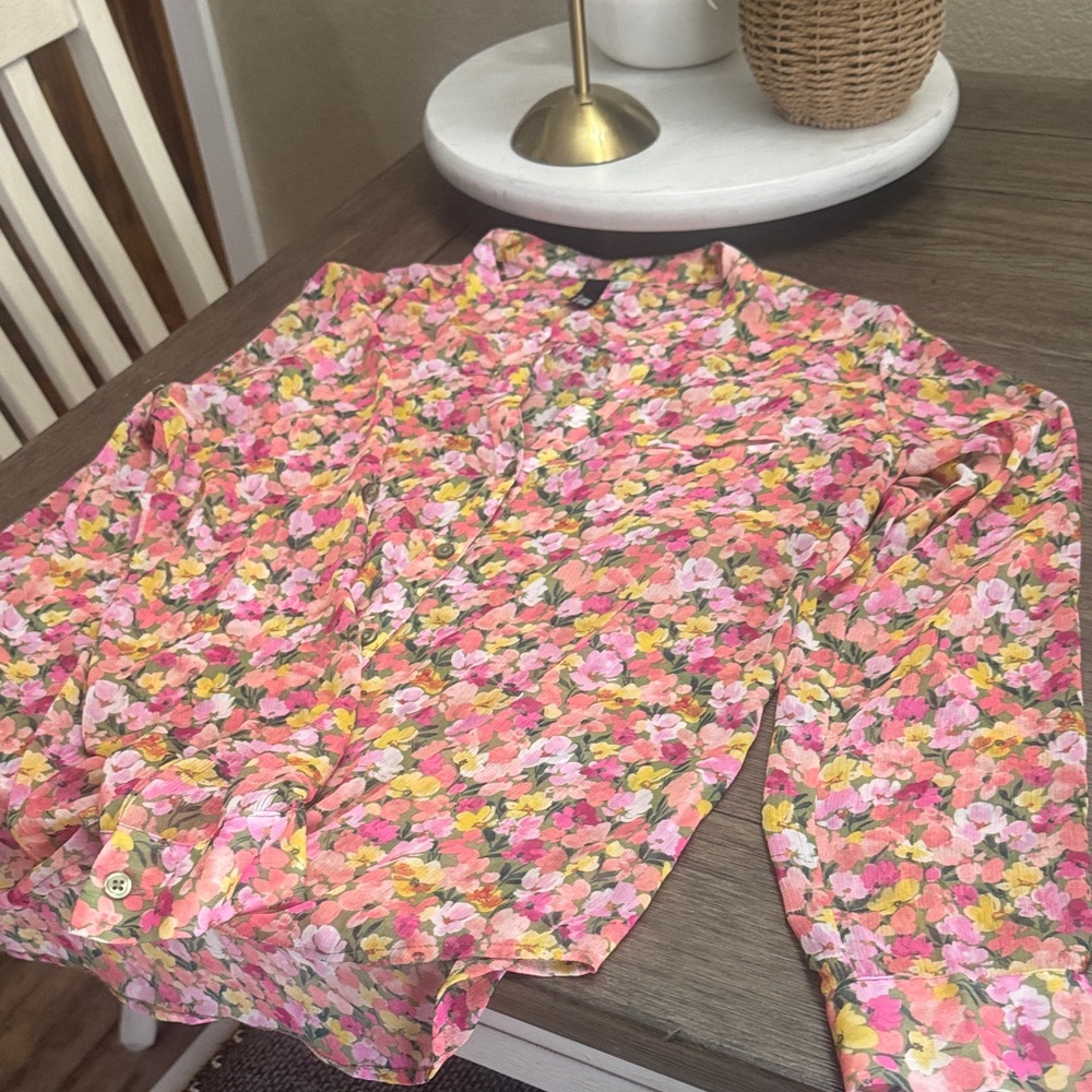 Kut from the Kloth Multicolor Floral Blouse